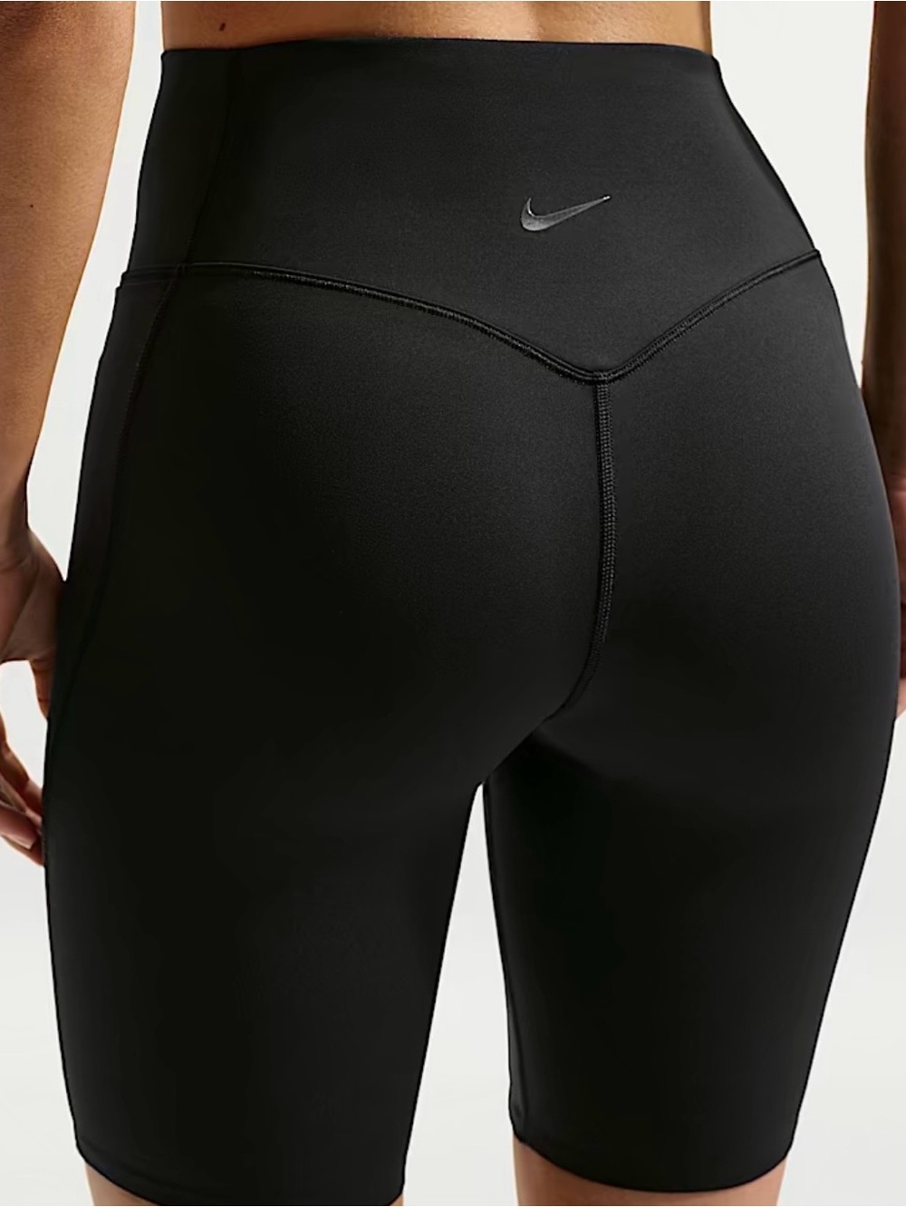 Nike Women's Black High-Rise Shorts